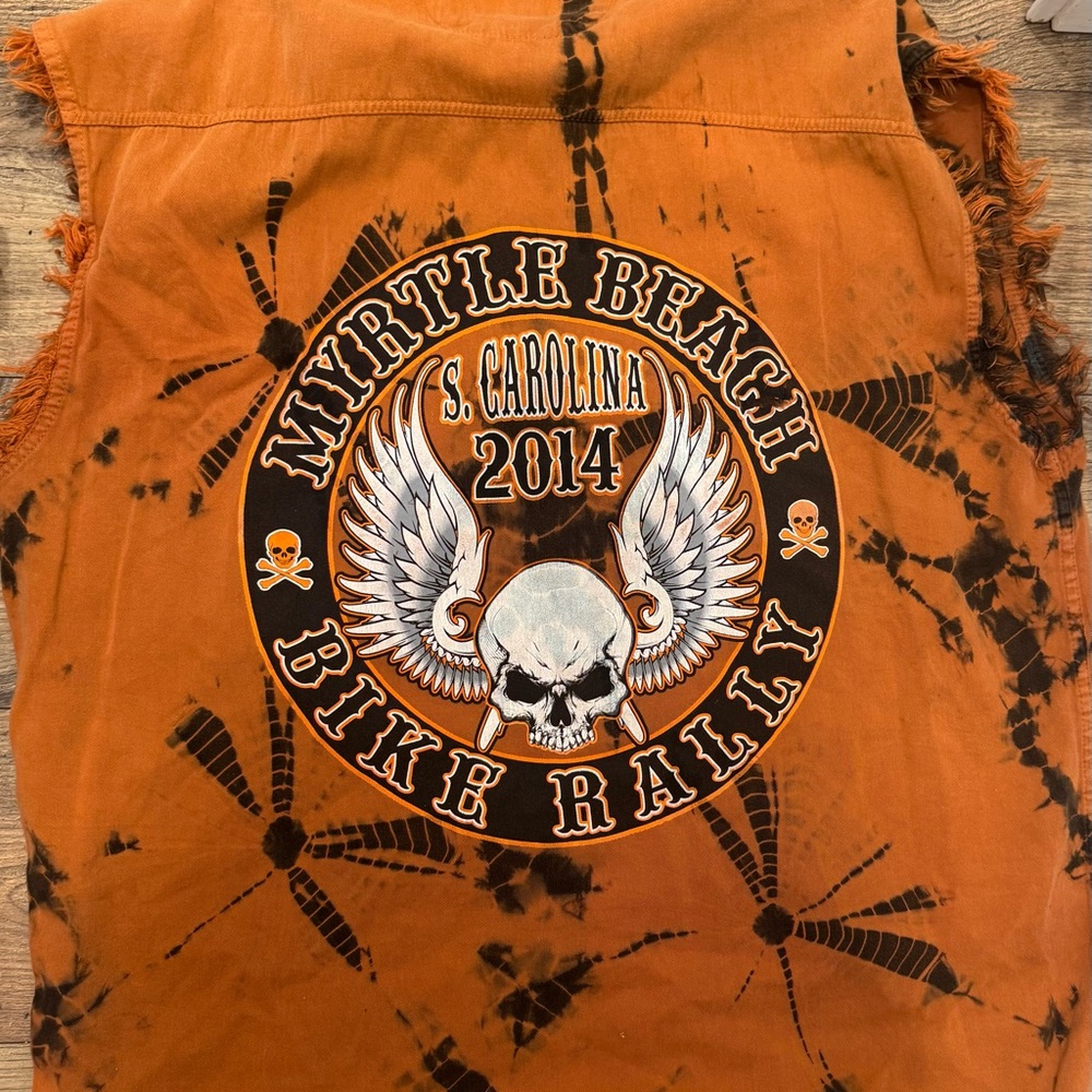 Myrtle Beach Bike Rally Orange Men's Shirt